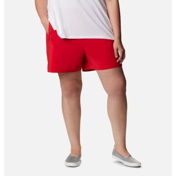 Dámské Kraťasy Columbia PFG Tidal II Plus Size Červené UONSPB098